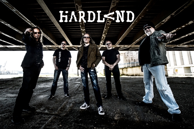Hardland publicity photo with logo for web